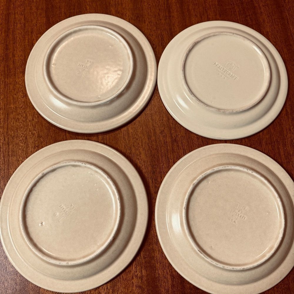Vintage Pfaltzgraff Village Set of four 7”Dessert Bread Plate French Country - Picture 3 of 6